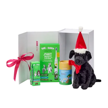 ostatní stavebnice Vánoční dárková sada BOB A BOBEK KRAFT x JELLYCAT Labrador Pippa + dárek a doprava zdarma