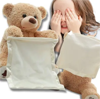 plyšák INTERAKTIVNÍ MEDVÍDEK AKUKU PLYŠOVÁ HRAČKA HRAJE MLUVÍ HÝBE UŠIMA PLYŠÁK PRO DĚTI