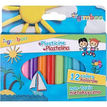 Modelovací hmota Plastelína Gimboo 12 barev