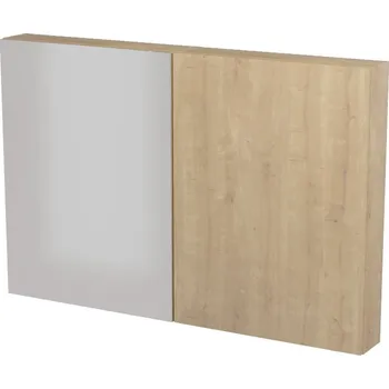 Koupelnový nábytek CERSANIT 3D Nábytkový set Cersanit City 120, skříňka 60 zrcadlová dub, skříňka 60 závěsná horní s dvířky dub. S584-115;S584-113