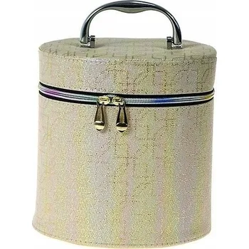 Kufřík L, kufr se zrcadlem a zapínáním na zip, 20x19x20 cm