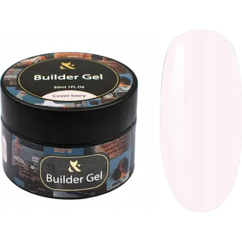 Lak na nehty Fox Cover Ivory 30 ml stavební gel