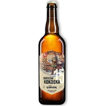 Pivo RAMPUŠÁK- 15 Sváteční kokoska IPA 0,75 l sklo 6,2 %