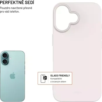 Telefonní příslušenství TPU gelový kryt FIXED ReStory pro Apple iPhone 16, šedý