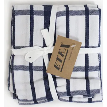 Utěrka ETEX Bavlněné utěrky 50 x 70 cm U03 modré - 3 kusy