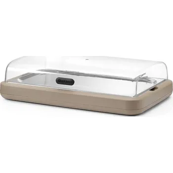 Chladicí vitrína s víkem UNIQ - 593x389 mm - béžová | Hendi 871935