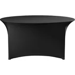 Kulatý elastický ubrus – Ø 1500×760 mm - černý | Hendi 814529