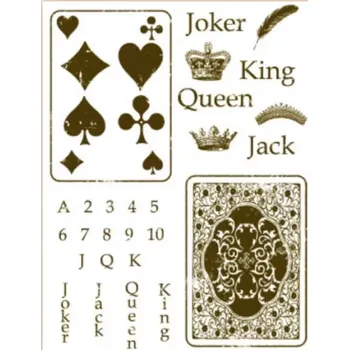 Dětské razítko Gelová razítka - Žolíkové karty