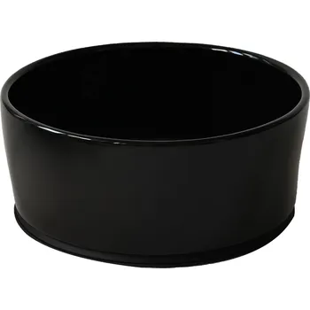 Miska pro psa BiBi FOOD Černá keramická miska Velikost: Velká ø 24cm