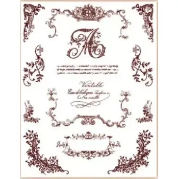 Dětské razítko Gelová razítka - Písmeno "A" + girlandy