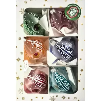 Vánoční ozdoba Retro vánoční ozdoba oliva (11 cm)