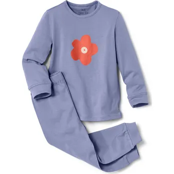 Dívčí pyžamo 656503 - Tchibo - Pyžamo pro malé děti - pro dívky - vel. 98/104 - barva: fialová/s potiskem