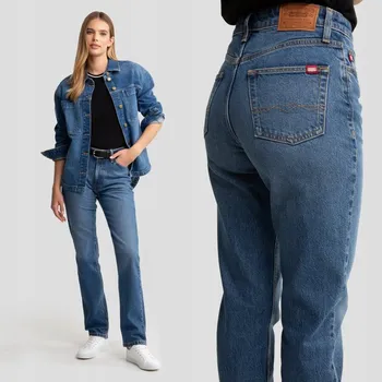 Dámské džíny BIG STAR DÁMSKÉ DŽÍNY PIA BY BIG STAR MODRÉ CHARLOTTE 301 W30 L32