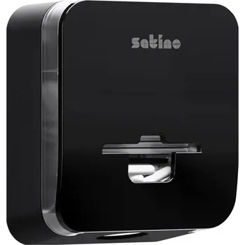 Dávkovač mýdla Wepa Dávkovač - černý zásobník dámské hygieny FemCare - vložky + tampóny