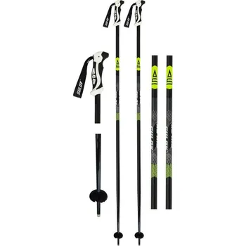 Běžkařská hole Sulov Sjezdové hole Riot černé 125 cm