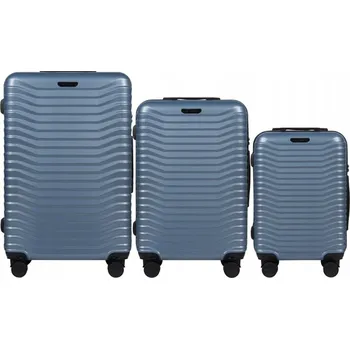 PC140 SEA EAGLE, Sada 3 kufrů POLICARBON (L,M,S) Wings, BLUE WINGS_PL