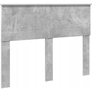 Čelo postele s čelo Betonově šedá 135 cm Kompozitní dřevo