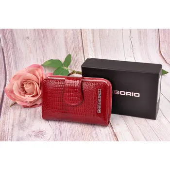 Gregorio peněženka z pravé lícové kůže červená - dámská