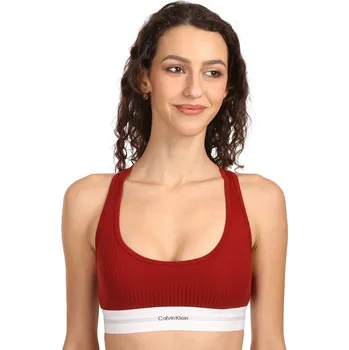 Podprsenka Dámská podprsenka Calvin Klein červená (QF8018-AF8) XL QF8018-AF8 Možnost vrácení zboží ZDARMA do 120 dnů!