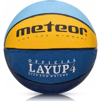 Basketbalový míč Basketbalový míč Meteor LAYUP 4 modrý, do haly