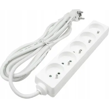 Napájecí kabel Prodlužovací Kabel Ecolight 3 m 5 ks bílá