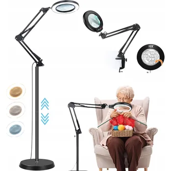 Stojací lampa Lupa Bedee 2v1 LAMPA STOLNÍ PODLAHOVÁ 10x