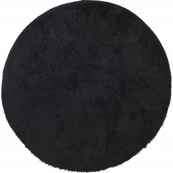 Koberec Koberec shaggy s dlouhým vlasem, NAVARRA, černý, 240x240 cm