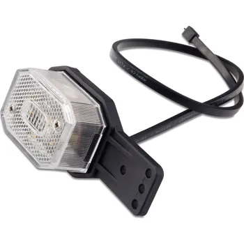 Přídavný světlomet Svítilna přední obrysová Aspöck Flexipoint I, s odrazkou na držáku