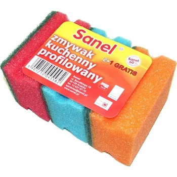 Utěrka Profilovaná kuchyňská houbička Sanel 3 ks