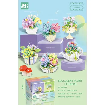 ostatní stavebnice Ramiz Květinová sada 306el.