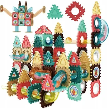 ostatní stavebnice WOOPIE Stavebnice 3D Kuličková dráha 128 ks. Sada Edu.