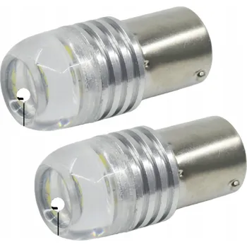 Autožárovka LED ŽÁROVKA P21W LED BA15S 12V 2 KUSY