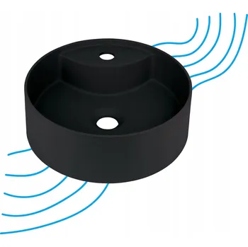 Umyvadlo na desku Deante 410 cm černé