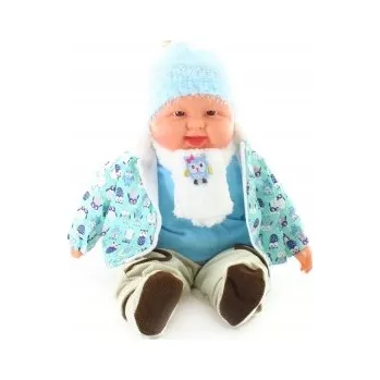 Panenka Lampičky Baby velké - chlapec - sovy