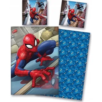 Povlečení Pościel 140x200 Spiderman Człowiek Pająk ve Městě