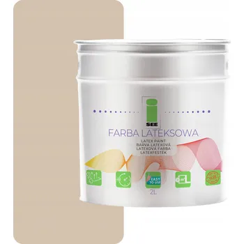barva na zeď Latexová Barva na stropy a stěny I SEE 2 l BARVA LATEKSOWA H4155 matná