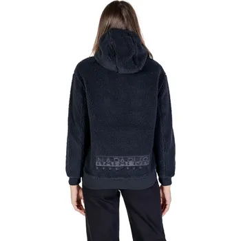 Dámská mikina Napapijri fleecová mikina s kapucí Napapijri černá 3493814