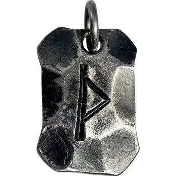 Přívěsek Novotný T THURISAZ, kovaná runa, amulet