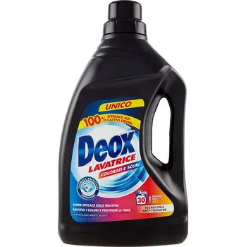 Přípravek na praní Tekutý prací prostředek na barevné prádlo Deox 1,5 l