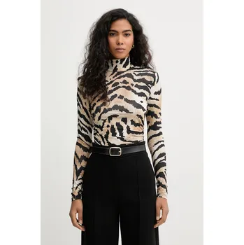 Pánské tričko Tričko s dlouhým rukávem Marciano by Guess GISELLE 6RGP08.6084A béžová 80X, vel. L