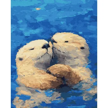 Malování podle čísel iPicasso Proud emocí 40x50 cm na rámu