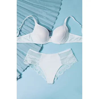 Kalhotky TIMO Timo | Krajkové brazilky Diamond Graphite - 85 / 01