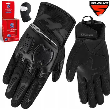 Moto rukavice Motocyklové rukavice Shima BLAZE 2.0 černé XL