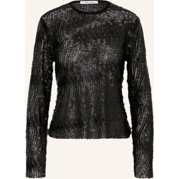 Dámská halenka Samsøe Samsøe Dámská Blůza Saruby S Flitry, černá, 40