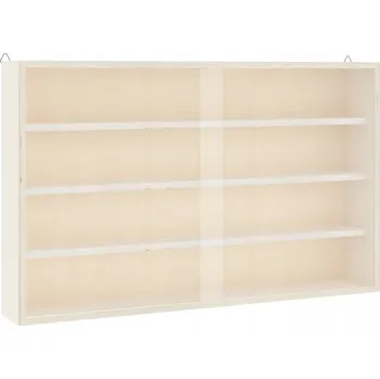Knihovna Police z překližky VidaXL 60 x 8,5 cm, béžové odstíny