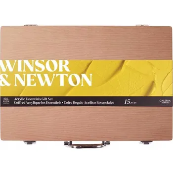 Výtvarná barva Sada akrylových barev Winsor & Newton Galeria - kufřík 8x60ml + příslušenství