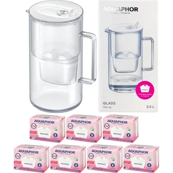 Filtrace vody Filtrační konvice Aquaphor Glass 2,5 l bílá