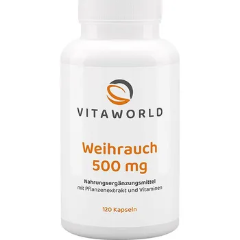 Fitness strava Vitaworld Frankincense 500 mg 120 kapslí