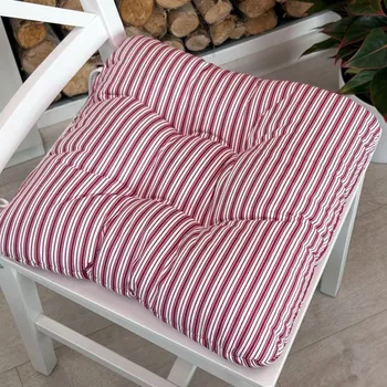 Podsedák Sedák na židli - Pruhy červené