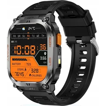 Hodinky WODOODPORNY SMARTWATCH MĘSKI QX18 2.01 PALCE HD GPS IP68 ČERNÉ HODINKY